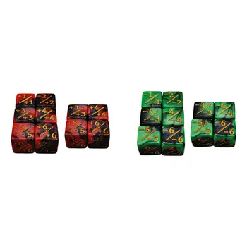 10x Счетчик Кубиков D6 Математические Манипулятивы Кубики-Жетоны Кубики для Детских Игрушек Детские Игрушки Для Вечеринок Ролевые Настольные Игры