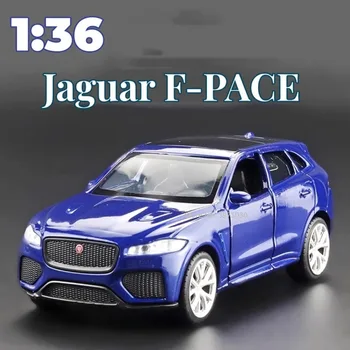1:36 Jaguar F-PACE SUV Легкосплавная Модель Автомобиля Игрушки Высокого Моделирования Литая Под Давлением Металлическая Модель Автомобиля Откидная Коллекционная Игрушка Изысканный Подарок Для Детей