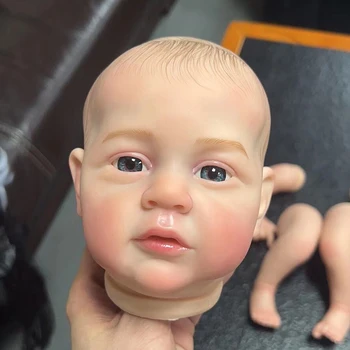 размер готовой куклы Reborn Maryann 20 дюймов 50 см, уже раскрашенные комплекты, очень реалистичный ребенок со множеством деталей, прожилок Изображение 2