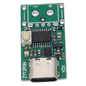 Модуль питания преобразователя USB-C PD2.0/3.0 в постоянный ток, Триггер быстрой зарядки, Тестер детектора опроса (ZY12PDN) Изображение 2