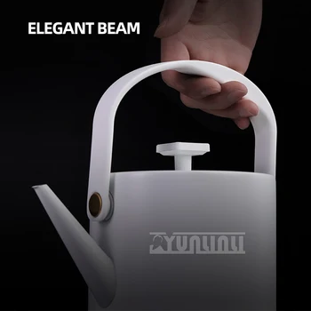 Электрический чайник с интеллектуальным контролем температуры 600 мл Бытовой электрический чайник из нержавеющей стали Изображение 2