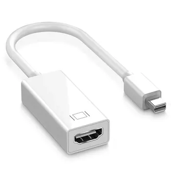 Mini DP-HDMI-совместимый Кабель-Адаптер 4K/1080P для Мужчин и Женщин, Конвертер DisplayPort в HD Для Macbook Pro Air Mac Surface Pro