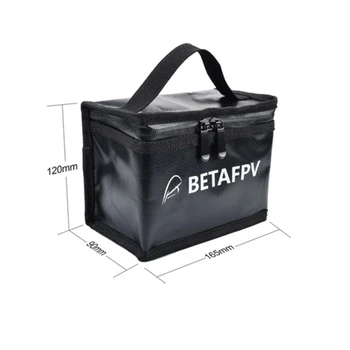 Защитная сумка для аккумуляторов BETAFPV Lipo Огнестойкая водонепроницаемая взрывозащищенная портативная защитная сумка для аккумуляторов Lipo для радиоуправляемого FPV-дрона Изображение 2