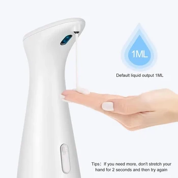 Модернизированный Автоматический дозатор жидкого мыла объемом 200 МЛ, интеллектуальный индукционный датчик, Дозатор мыла для мытья рук, дозатор мыла для ванной комнаты