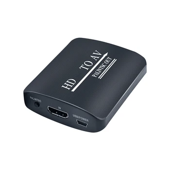 HD 1080P AV-совместимый с HDMI RCA Композитный Адаптер-Конвертер С USB-кабелем CVBS AV-адаптер Для N64 Wii PS1/2/3 Xbox One SNES