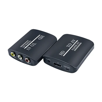 HD 1080P AV-совместимый с HDMI RCA Композитный Адаптер-Конвертер С USB-кабелем CVBS AV-адаптер Для N64 Wii PS1/2/3 Xbox One SNES Изображение 2