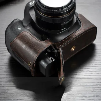 Чехол Для Камеры Ручной Работы Сумка Наполовину Базовая Коробка Корпус Защитный Наполовину Кожаный Чехол для Canon 5D3 5D4 5DS 5DSR Camera Bag Base