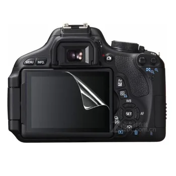 3 x Прозрачная Защитная Крышка ЖК-экрана из ПЭТ-Пластика для Canon EOS 60D 600D 550D M M2 Kiss X5 X4 Rebel T3i T2i Защитная Пленка