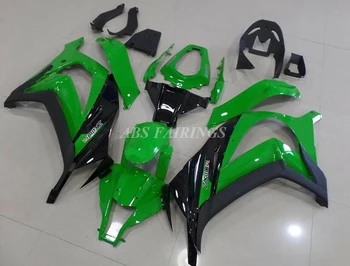 4 Подарка Новый комплект обтекателей ABS подходит для Kawasaki Ninja ZX-10R 2011 2012 2013 2014 2015 11 12 13 14 15 Комплект кузова Черный Зеленый
