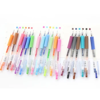 Domikee Классический цветной набор шариковых ручек для школьников милые детские цветные шариковые ручки для письма канцелярские принадлежности 0,5 мм 6шт