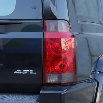 Накладка пленки для затемнения заднего фонаря, защитная пленка, ПВХ наклейка для комплектов Jeep Grand Commander 2006-2010, дымчато-черный 4шт. Изображение 2