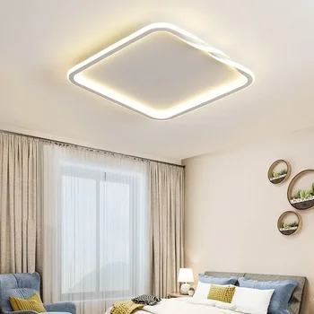 Современный светодиодный потолочный светильник для гостиной, столовой, спальни, кабинета, зала ресторана, балкона, домашнего декора, внутреннего освещения. Изображение 2