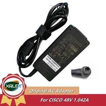 Подлинный адаптер переменного тока мощностью 50 Вт, зарядное устройство 48 В 1.042A, источник питания для IP-телефонов CISCO AM50U-480A 341-100594-01