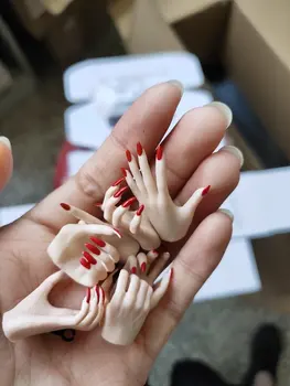 1/6 сменных ногтей Пальцы рук Форма реквизита Подходит для женского тела PH TBL бледная фигурка Изображение 2