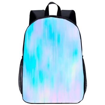 Красивый цветной Фон, рюкзак для девочек, школьный рюкзак для мальчиков, модный крутой 3D принт, дорожная сумка для ноутбука для подростков, 16-дюймовая школьная сумка