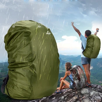 S/ M / L Рюкзак дождевик Светоотражающий Водонепроницаемый чехол для сумки Открытый кемпинг Путешествия непромокаемые пылезащитные чехлы
