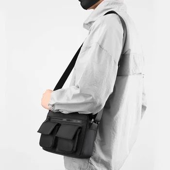 Водонепроницаемая многофункциональная спортивная дорожная переносная сумка через плечо из искусственной кожи, сумка для хранения ноутбука 8 дюймов Y101A Изображение 2