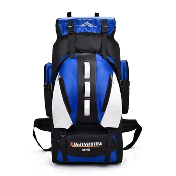 Большая сумка объемом 100 л, походный рюкзак, уличные сумки, водонепроницаемый нейлон, женский, мужской, походный, альпинистский, дорожный багаж, сумка через плечо